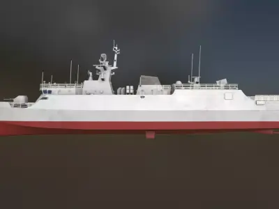 Type 056 Corvette  Jiangdao Class Corvette  3D model