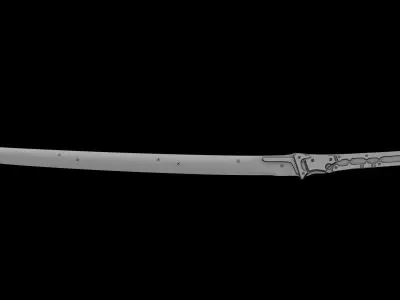 High-frequency Blade Free 3D model