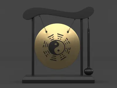 Table Gong 3D model