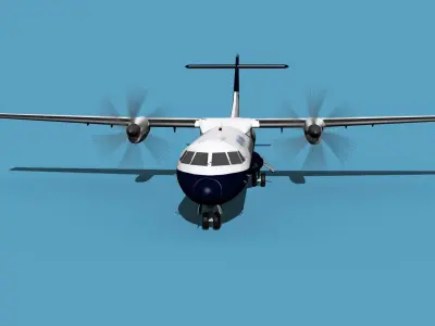 ATR  ATR-72-600 British Airways 3D model