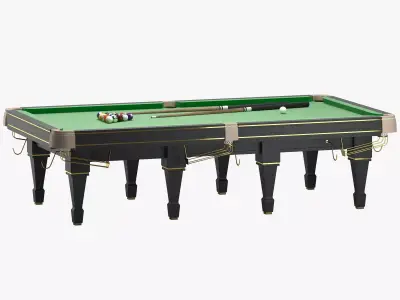 Billiard Table 04 snooker 3D model