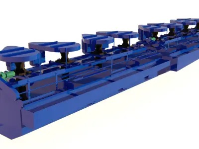 flotation machine 3D Model 3D model