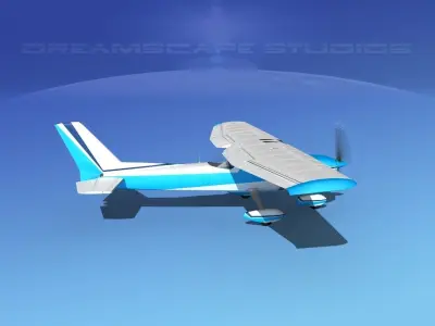 Cessna C152 Aerobat V02 3D model