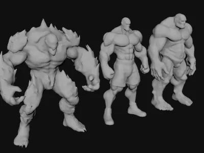 Fighters 3D model