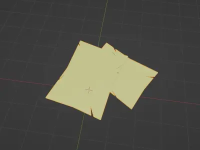 Book set Free low-poly 3D model