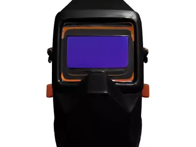 Professional AutoDarkening Welding Helmet Low-poly 3D model