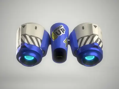 Jetpacks Low-poly 3D model