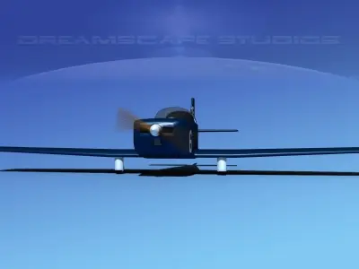 Ken Rand KR-2 V12 3D model
