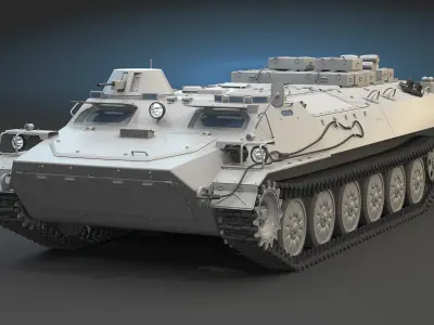 MT-LB High-Poly Collection armoured vehicle 3D Model Pack