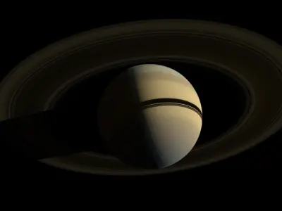 Volumetric Planet Saturn For Blender 3D model
