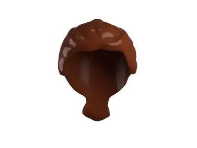 Custom3Dprint Minifigure Accessory - Minifigure Hair S2 - 049 3D print model