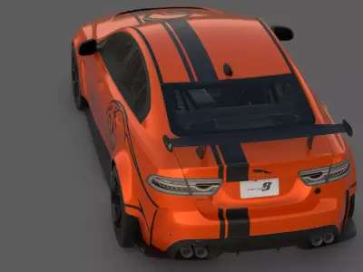2018 Jaguar XE SV Project 8 3D Model  The Most Powerful Jaguar  3D model