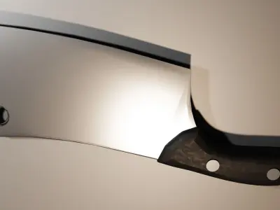 Japanese traditional knife Free low-poly 3D model