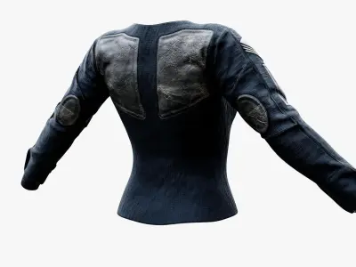 Military Tactical Shirt Low-poly 3D model