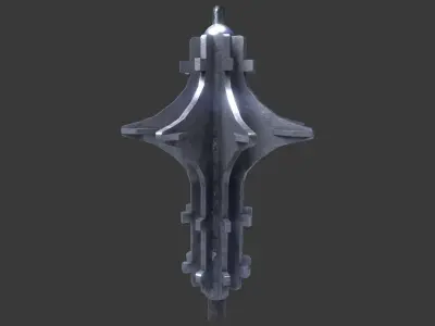 Medieval Mace Low-poly 3D model purchase