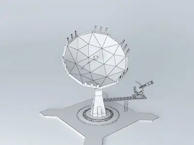 Turret Telescope Free 3D model