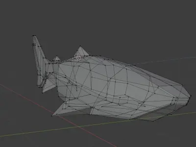 Shark Low-poly 3D model buy