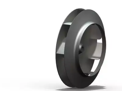 Impeller of blower Free 3D model