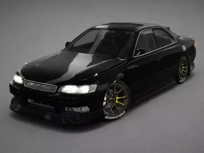 Toyota Mark II Tourer V JZX90 3D model