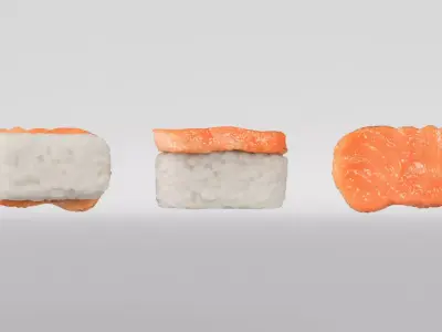 Sushi 3D model purchase