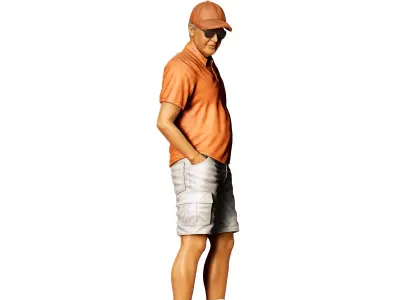 N3 Car show spectators  3D print model