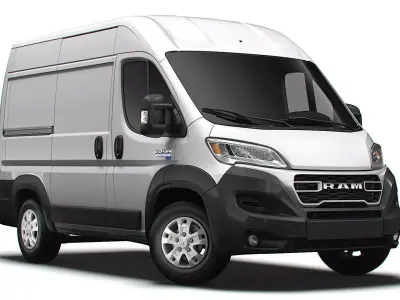 Ram ProMaster EV Cargo Van L1H2 2024 3D model