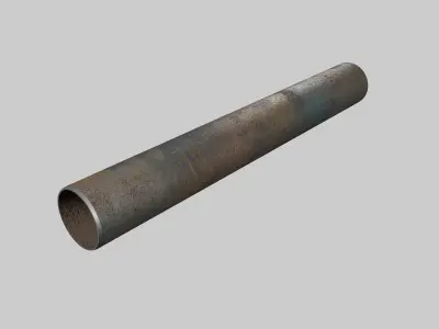 Steel pipes 3D model purchase