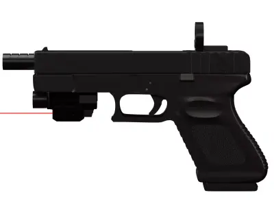 glock 19 3D model purchase