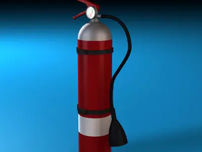 Extinguisher fire 3D model