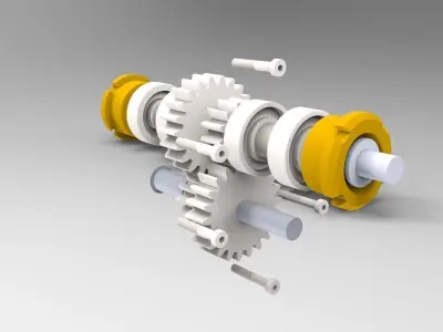 gearbox 3D model