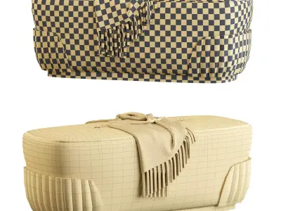 Crystal Bench 3D model