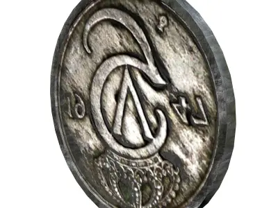 Historic Coins Low-poly 3D model