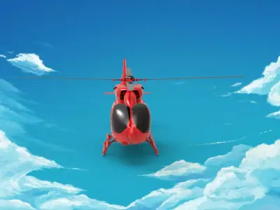 Eurocopter EC145 3D print model