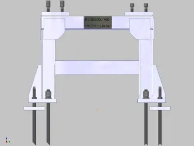 26376-ROBOT BASE BX200L-700 3D model