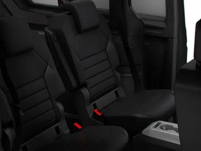VW T7 Multivan Long HQ Interior 2025 3D model purchase