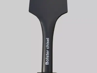 Bolster Chisel Low-poly 3D model