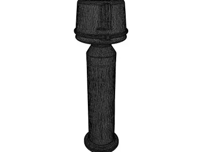 Industrial Brass Signal Beacon Lamp 3D model