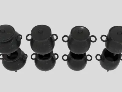  Cauldron Pack 2  3D model
