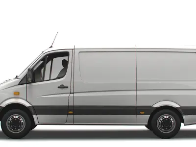 Mercedes Benz Sprinter Van L2H1 2008 3D model