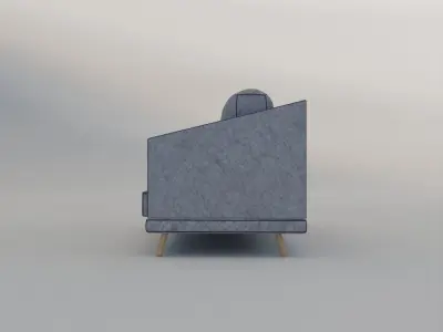 small tesla cypercouch prototype one Free 3D model