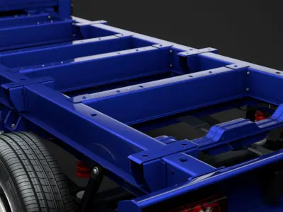 Ram Promaster Cargo Chassis Truck Single Cab 4300 WB 2019 3D model