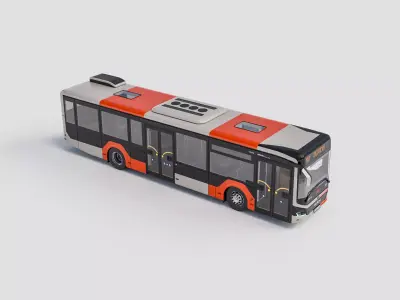MAN Lions City bus Prague PID - Autobusy Praha 3D model