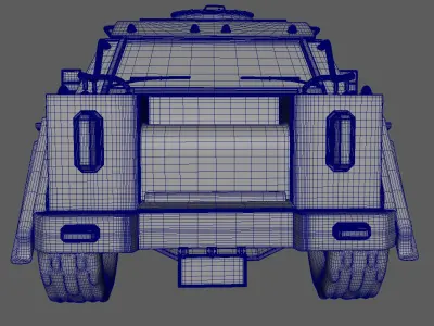 Military Vehicule TERRADYNE 3D model