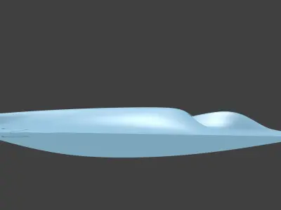 X-47a 3D print model
