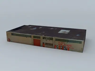 St Ann's Warehouse at 38 Water St Free 3D model