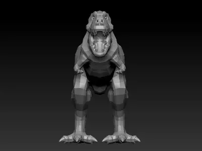 3D DINOSAUR-LOWPOLY t-rex Low-poly 3D model