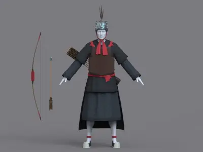 02-Ancient Chinese Armor-Shang Dynasty 3D model