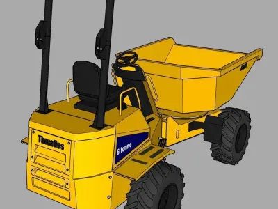 Dumper Thwaites 6t 3D model
