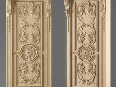 classical door 3D model
