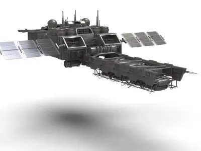 Spaceship cargo 3D model